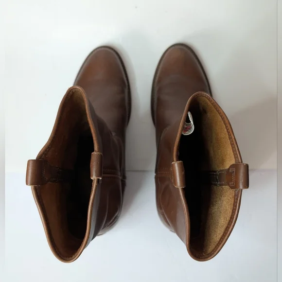 VTG Red Wing's Pecos Brown Leather Boots Men's Shoes size 10 D Made In The USA